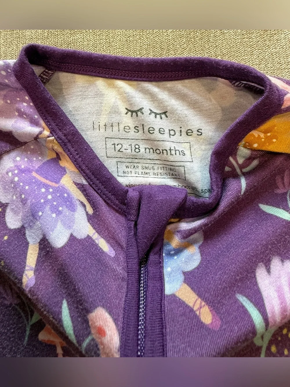 Little Sleepies Garden Fairies Zippy 18-24 Months